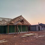 new construction - framing (1) Custom home built by Harms Enterprises in West Texas